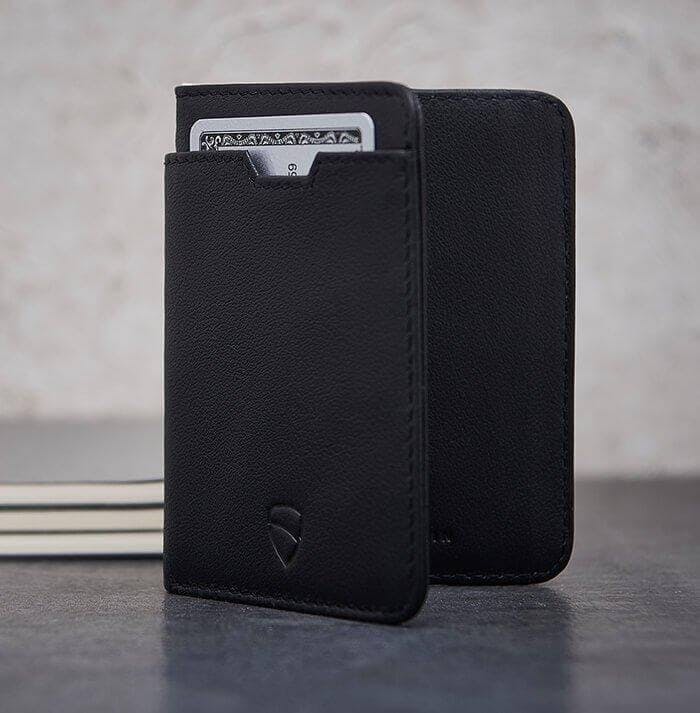 VAULTSKIN CITY CARD WALLET WITH RFID BLOCKING (BLACK)