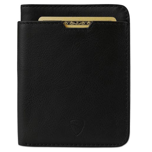 VAULTSKIN CITY CARD WALLET WITH RFID BLOCKING (BLACK)