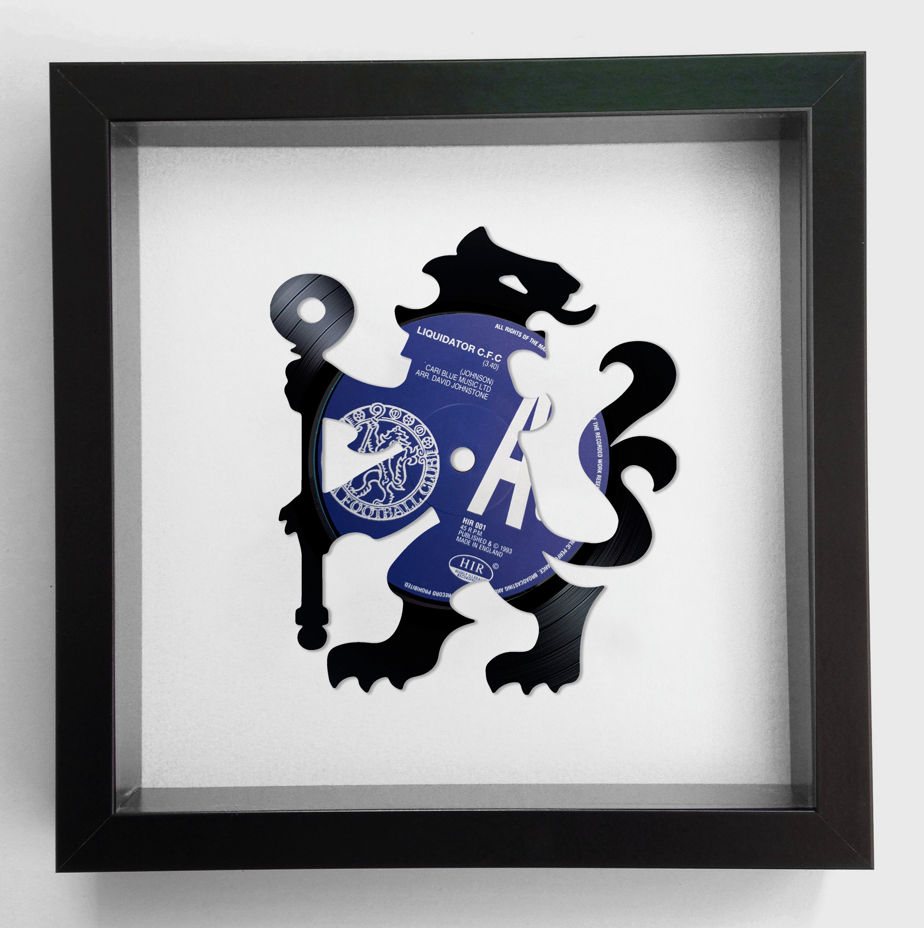 Chelsea club badge - Liquidator by Harry J Allstars Trojan Vinyl Record Art