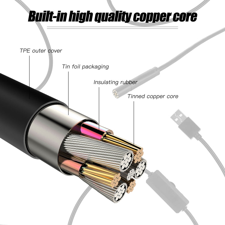 P20 4.3 Inch Screen Display HD1080P Inspection Endoscope with 8 LEDs, Length: 5m, Lens Diameter: 8mm, Mild Line, Length: 5m, Mild Line