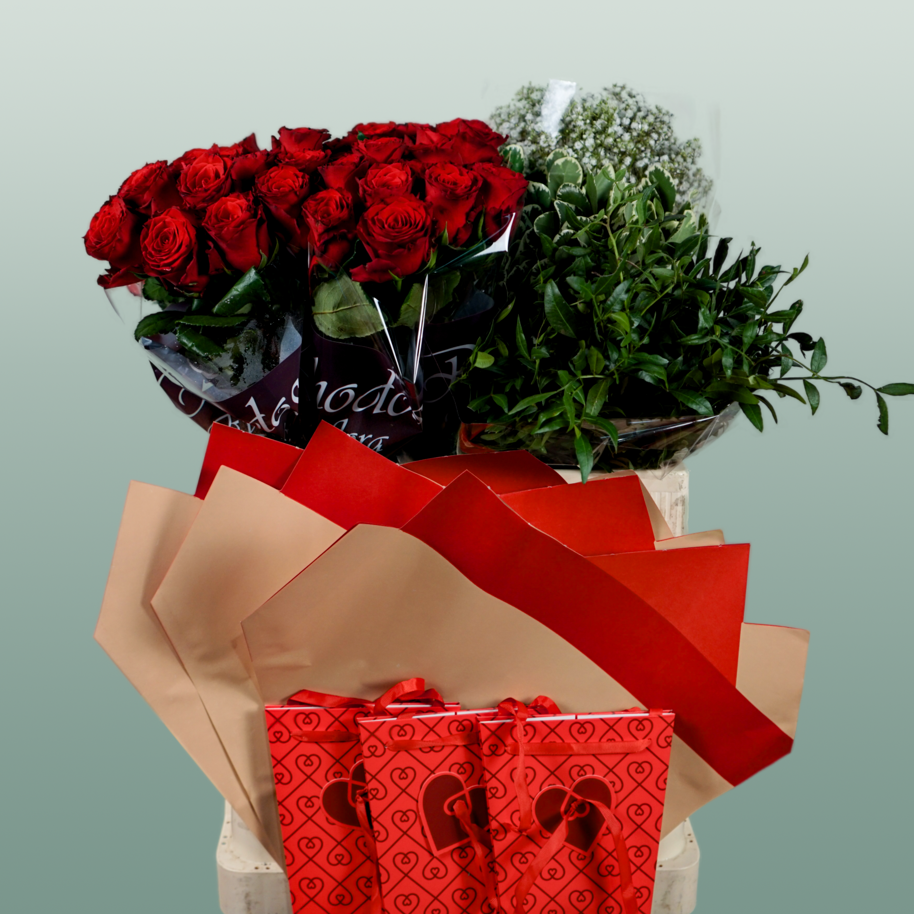 D.I.Y Dozen Red Roses