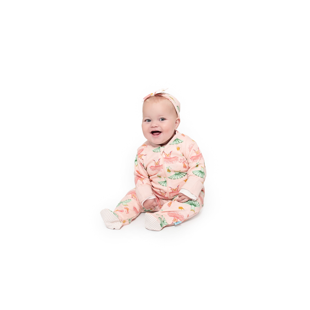 Baby grow - ballet print