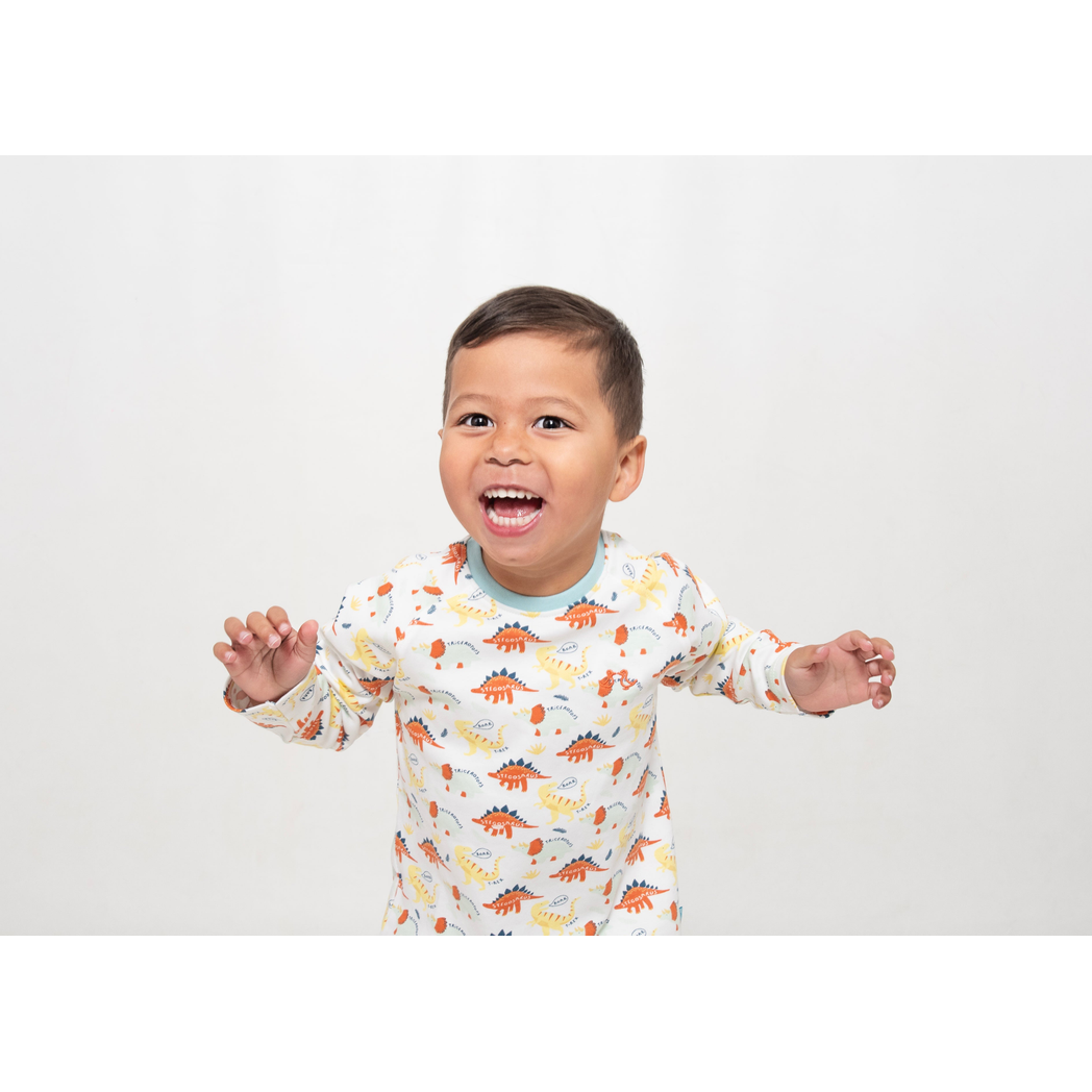Toddler boy pyjamas - dinosaur print