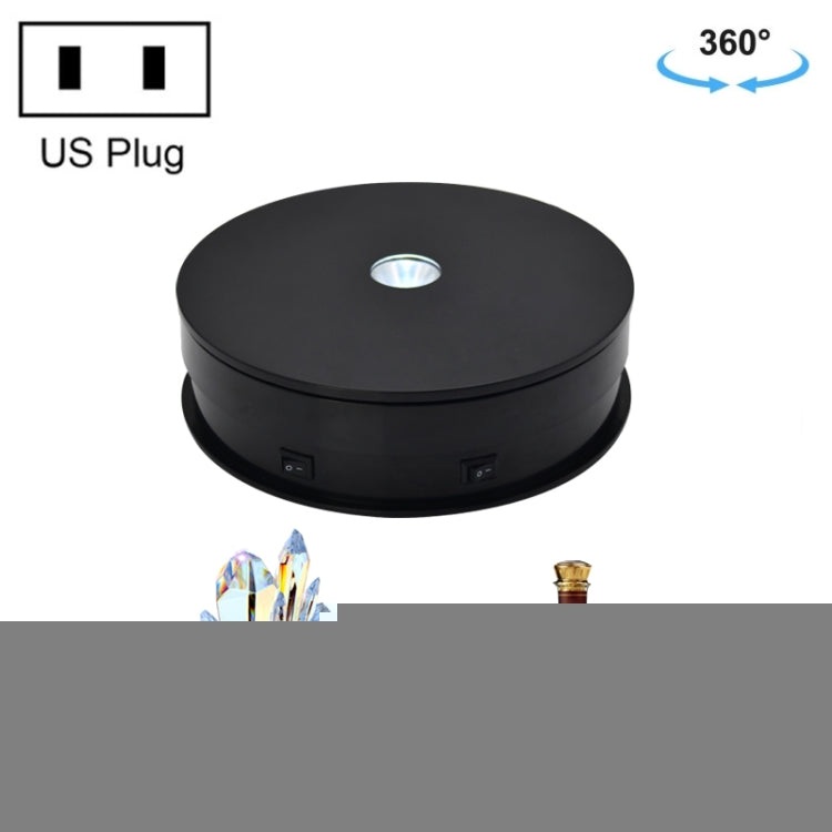 20cm Electric Rotating Turntable Display Stand Video Shooting Props Turntable for Photography, 20cm 110V US Plug, 20cm 220V EU Plug, 20cm 220V UK Plug, 20cm 220V AU Plug