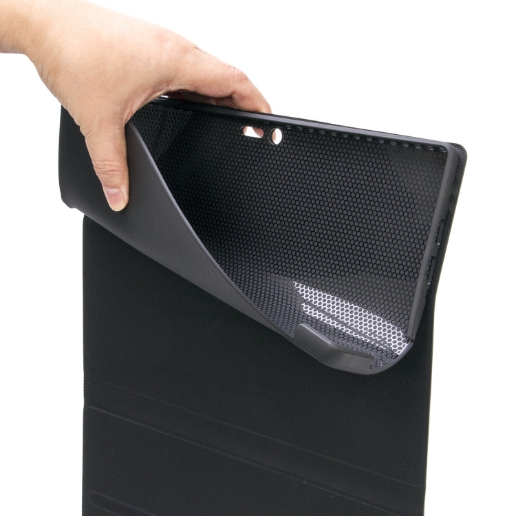 SF109-A Tree Texture Bluetooth Keyboard Leather Case with Touchpad, SF109-A