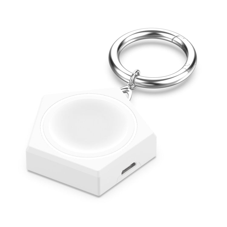 For Google Pixel Watch Portable Smart Watch Charger, Port:Micro USB(White)
