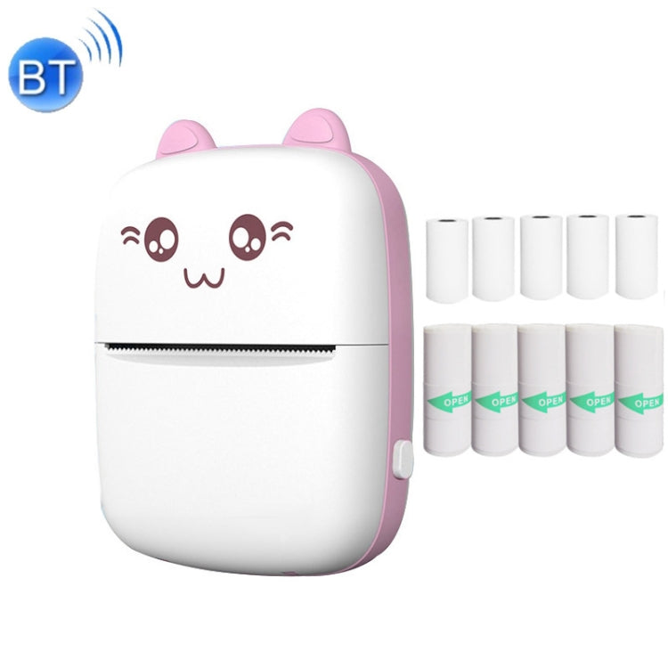 C9 Mini Bluetooth Wireless Thermal Printer, With 1 Roll Paper, With 5 Papers, With 10 Papers, With 5 Sticker Papers, With 5 Papers & 5 Sticker Papers, With 5 Papers & 5 Sticker & 3 Color Papers