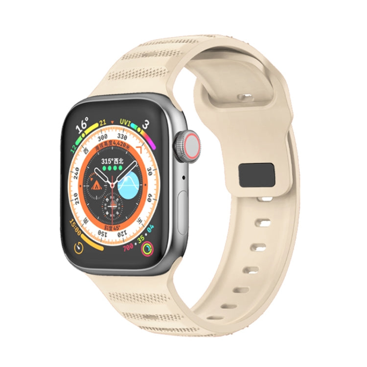 Dot Texture Fluororubber Watch Band, For Apple Watch Ultra 2 49mm, For Apple Watch 8 45mm, For Apple Watch SE 2022 40mm, For Apple Watch 9 45mm