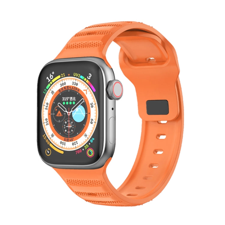 Dot Texture Fluororubber Watch Band, For Apple Watch Ultra 2 49mm, For Apple Watch 8 45mm, For Apple Watch SE 2022 40mm, For Apple Watch 9 45mm