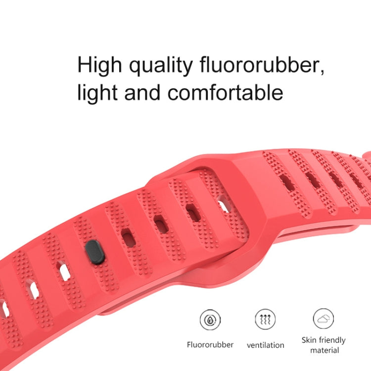 Dot Texture Fluororubber Watch Band, For Apple Watch Ultra 49mm, For Apple Watch SE 2023 44mm, For Apple Watch SE 2023 40mm, For Apple Watch 8 41mm