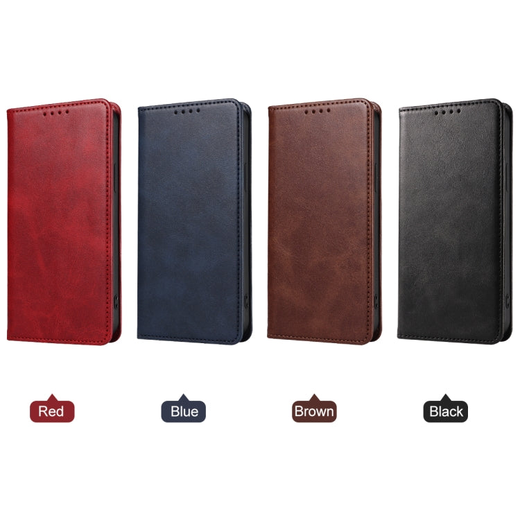 For Samsung Galaxy S24 5G Magnetic Closure Leather Phone Case(Blue)