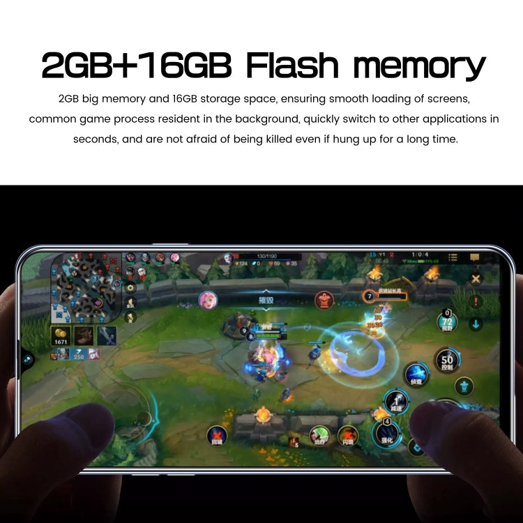 Reno8 Pro / B55, 6.49 inch Screen, Face Identification, Android 8.1 MTK6580A Quad Core, Network: 3G, OTG, Dual SIM, Reno8 Pro / B55 2GB+16GB