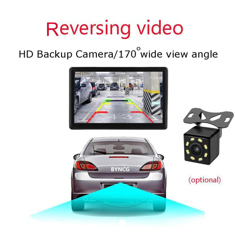 Car 7 inch IPS Portable Smart Screen Wireless Screen Projection Carplay Android Auto, with Reversing Camera, with Reversing Camera