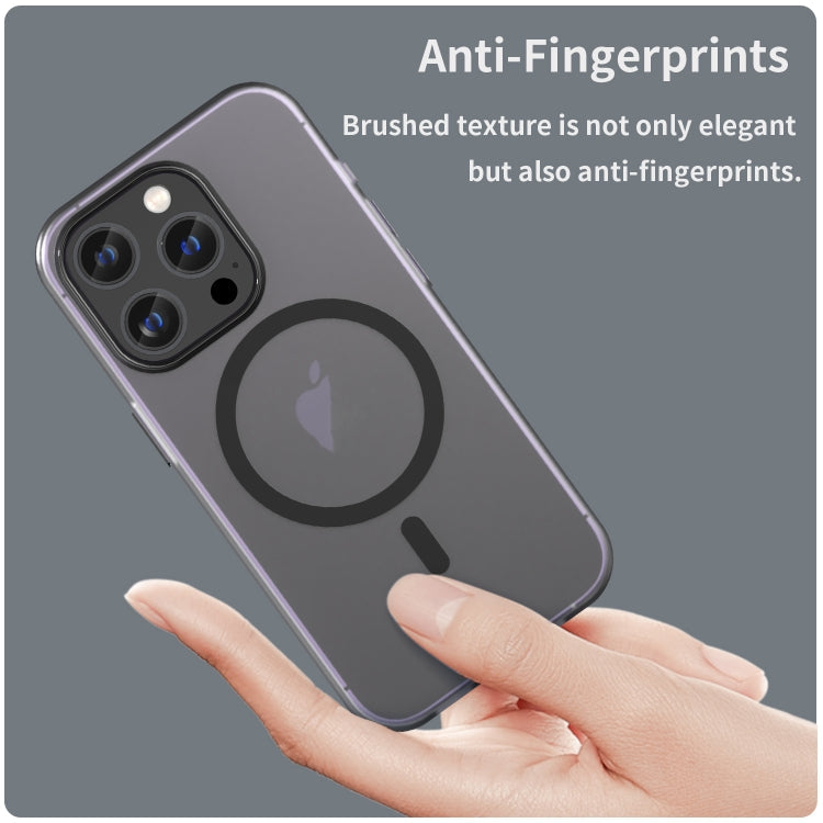 MagSafe Frosted Translucent TPU + PC Full Coverage Phone Case, For iPhone 15 Pro, For iPhone 15 Plus