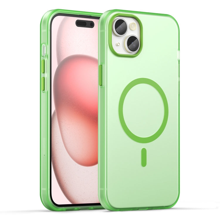 MagSafe Frosted Translucent TPU + PC Full Coverage Phone Case, For iPhone 15 Pro, For iPhone 15 Plus