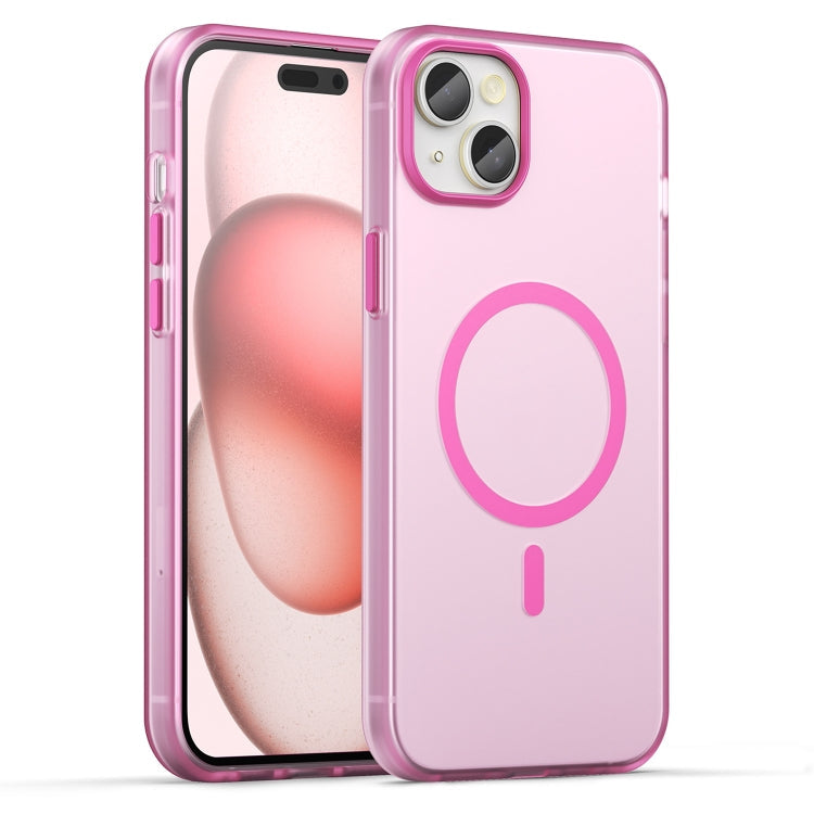 MagSafe Frosted Translucent TPU + PC Full Coverage Phone Case, For iPhone 15 Pro, For iPhone 15 Plus