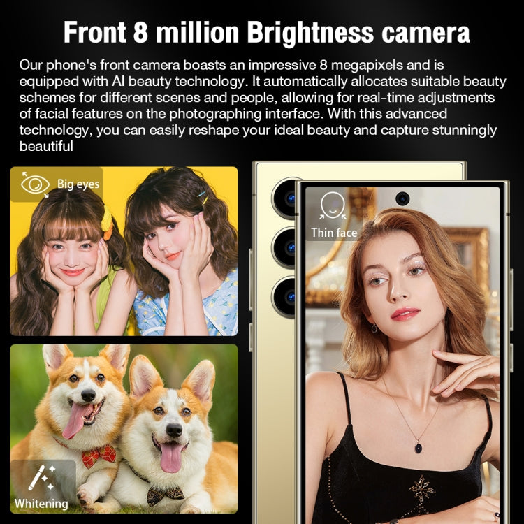 S24 Ultra / L26A, 6.75 inch Screen, Android 8.1 MTK6753 Octa Core, Network: 4G, Dual SIM, 3GB+64GB