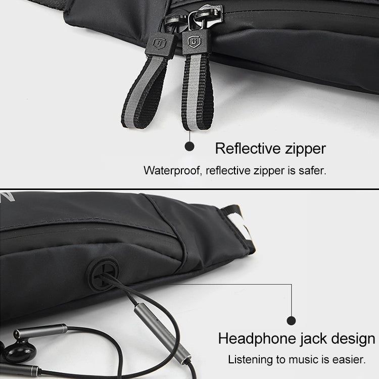 YSU-D1 Outdoor Fashion Running Sport Waterproof Mobile Phone Crossby Waist Bag