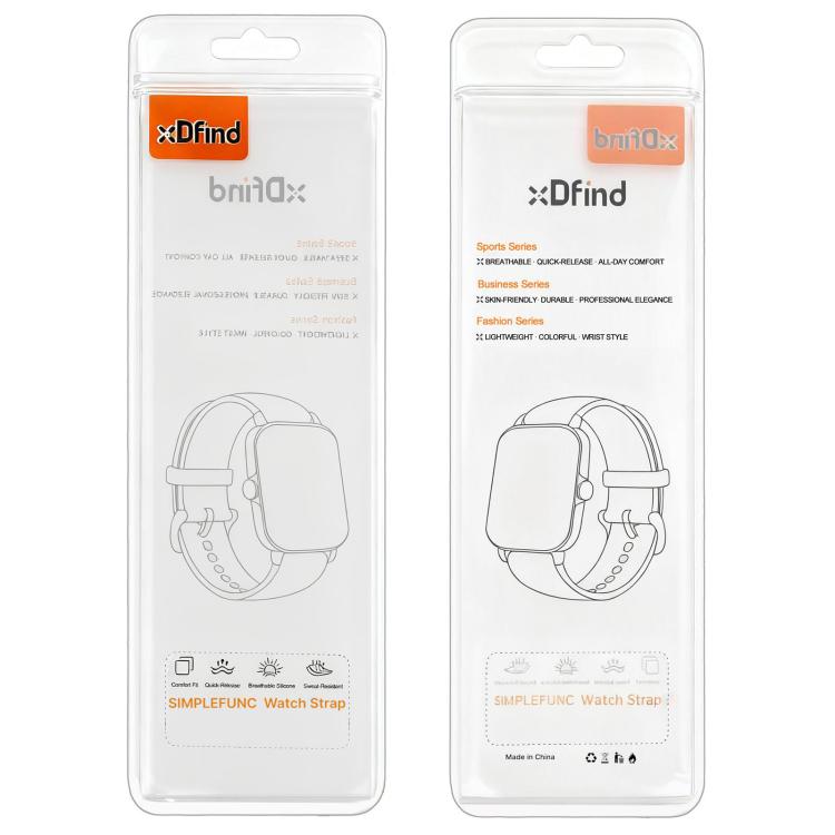 xDfind Hybrid Nylon Braid Silicone Watch Band, 20mm For Ticwatch GTH / E3 / E / 2, 22mm For Ticwatch Pro X / Pro 3 / Pro