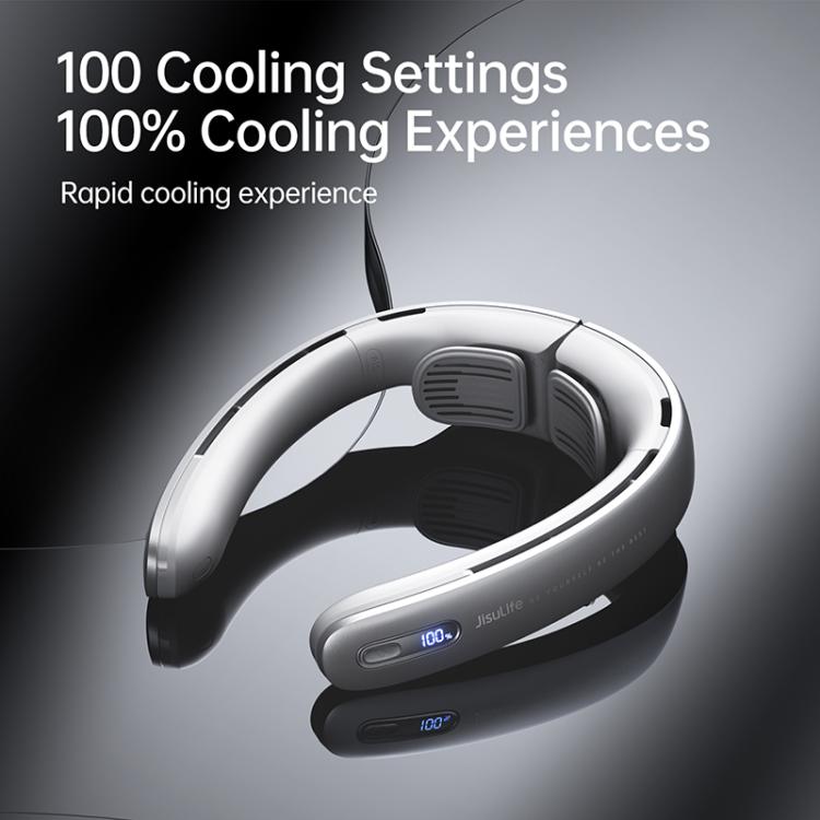 JisuLife FA45 100-speed Dual Turbo Portable Neck Fan Pro1
