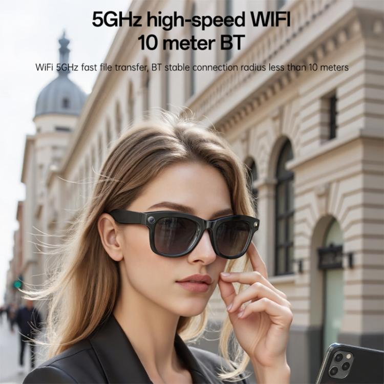 Yesido IO42 IP67 Waterproof Smart AI Glasses with HD Camera, Multi Language Support, Dual Mic Noise Cancellation, Ergonomic, IO42