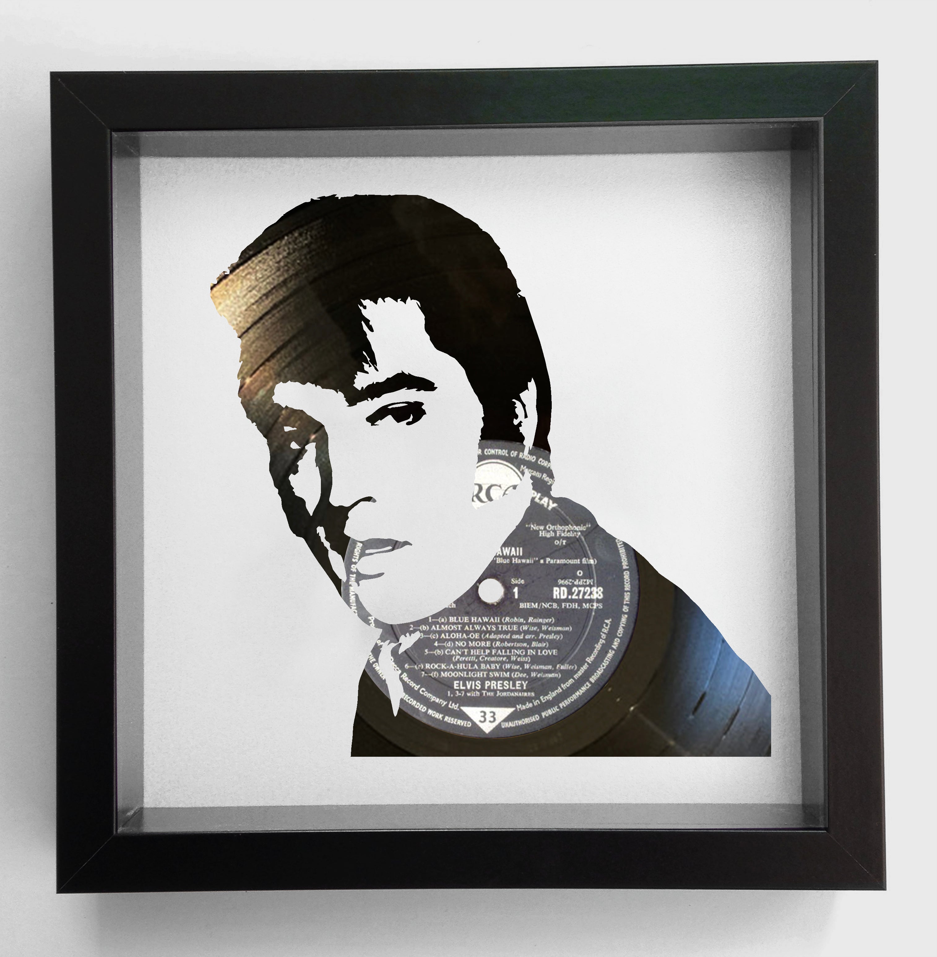 Elvis Presley - Blue Hawaii - Original Vinyl Record Art 1961