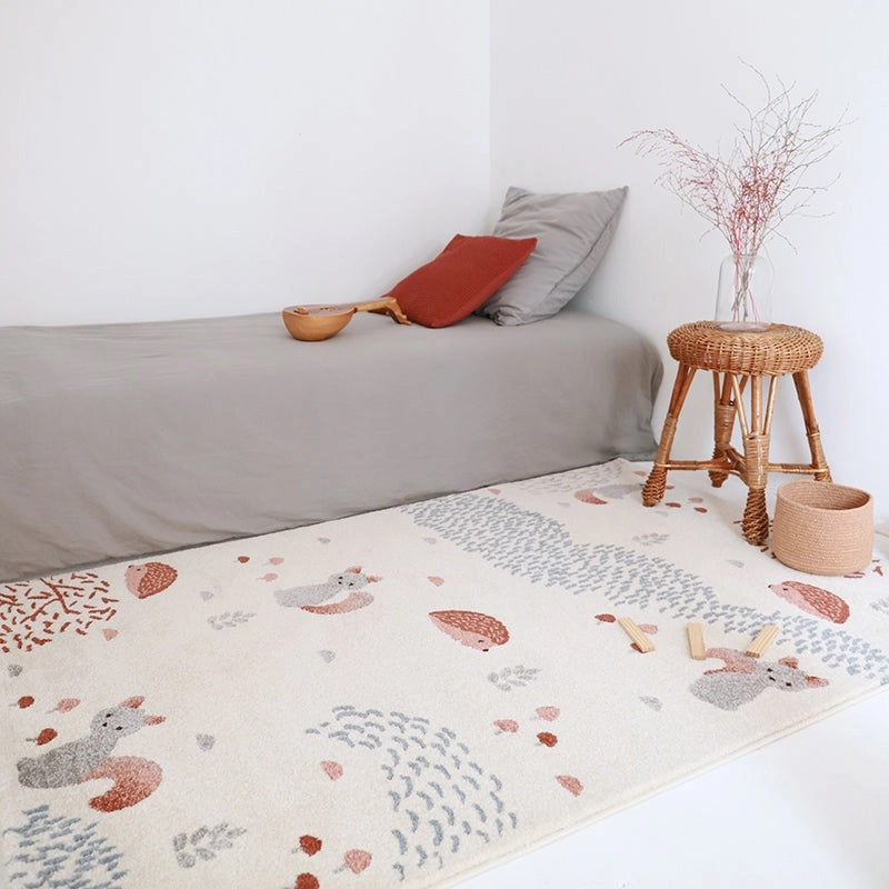 FOREST DREAM L children's rug forest animals