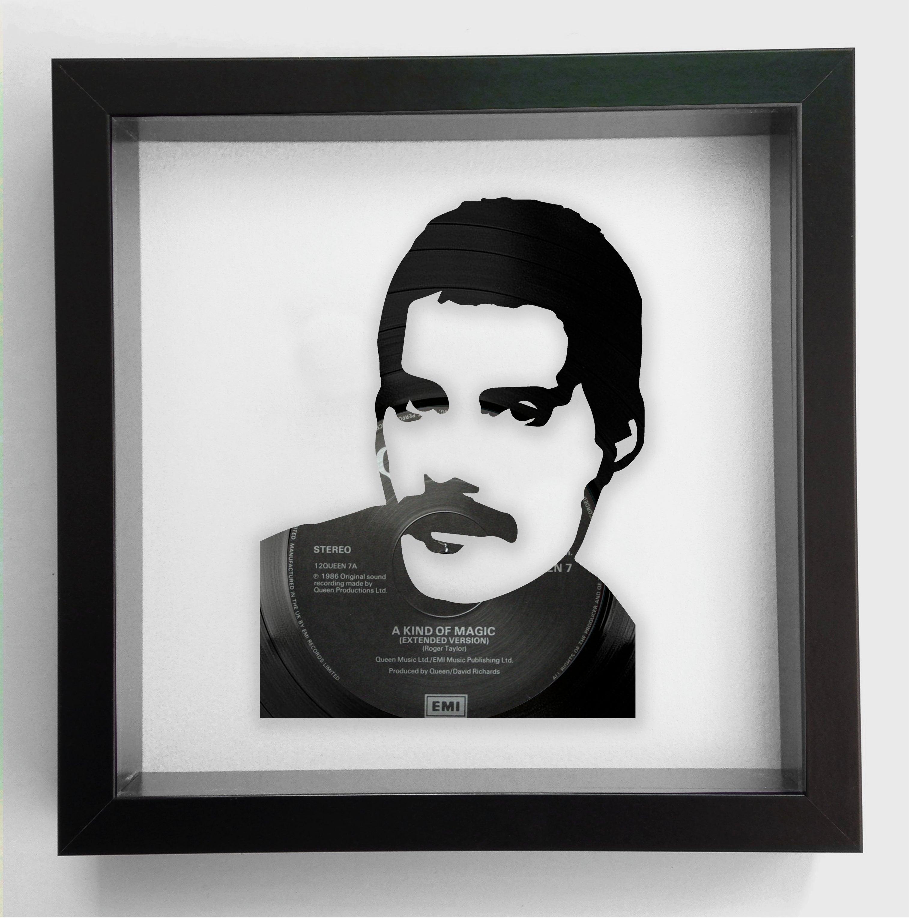 Freddie Mercury 'Radio Ga Ga' Queen Vinyl Record Art 1984