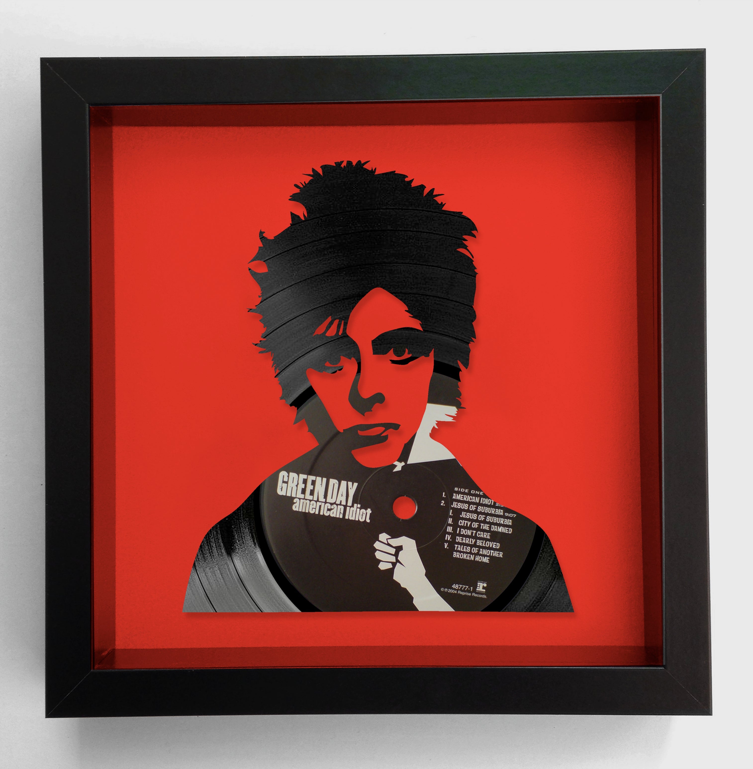 Billie Jo Armstrong from Green Day - American Idiot Original Framed Vinyl Record Art 2004