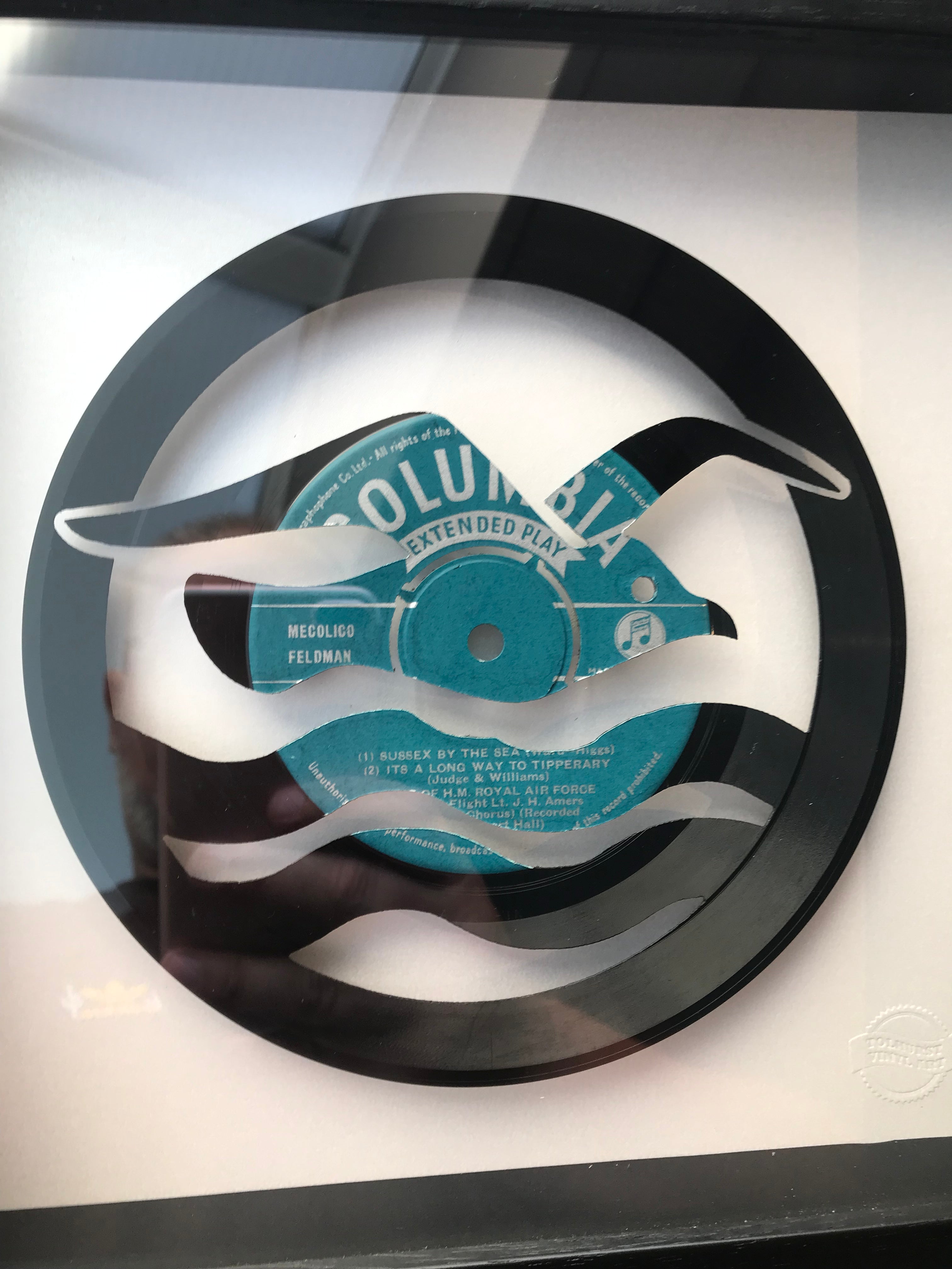 Brighton & Hove Albion Football Club - Sussex By The Sea - Original Vinyl Record Art