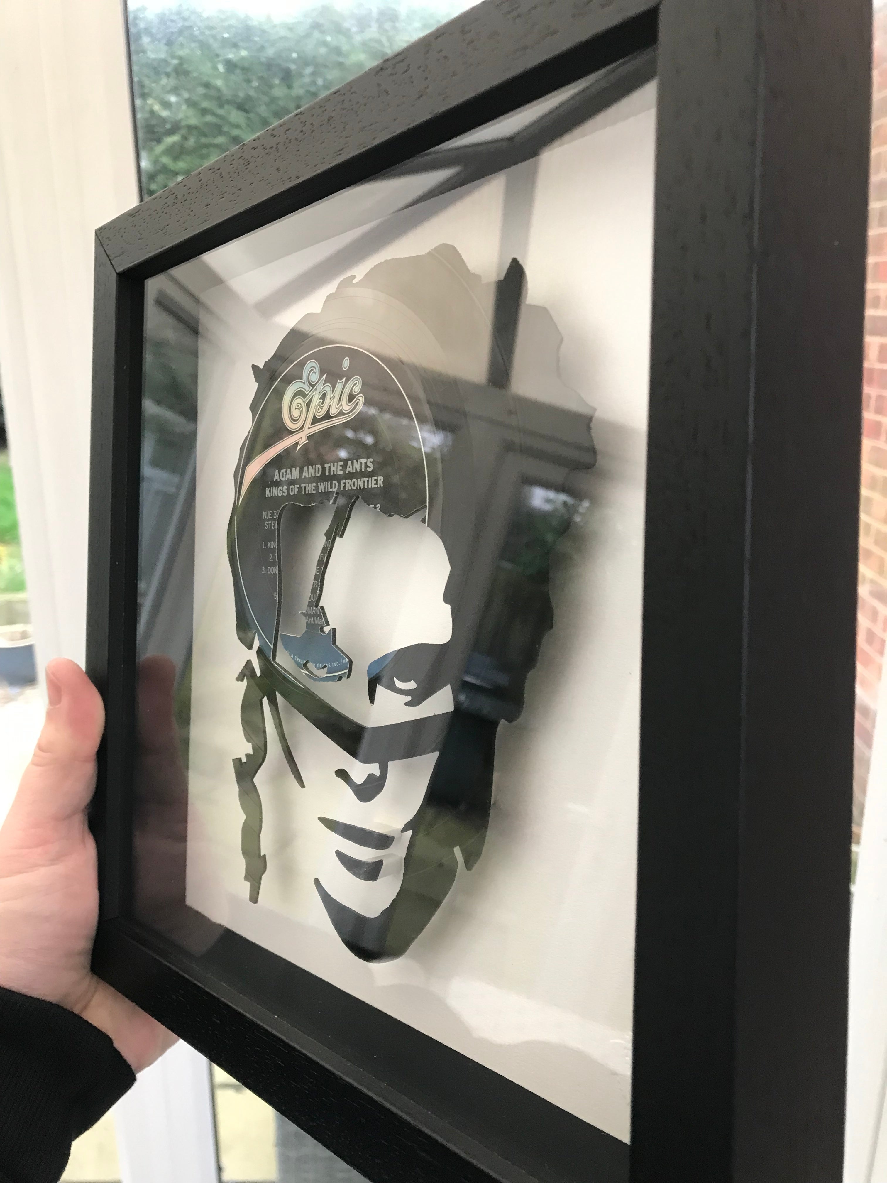 Adam and the Ants - Kings of the Wild Frontier Silhouette Vinyl Record Art 1980