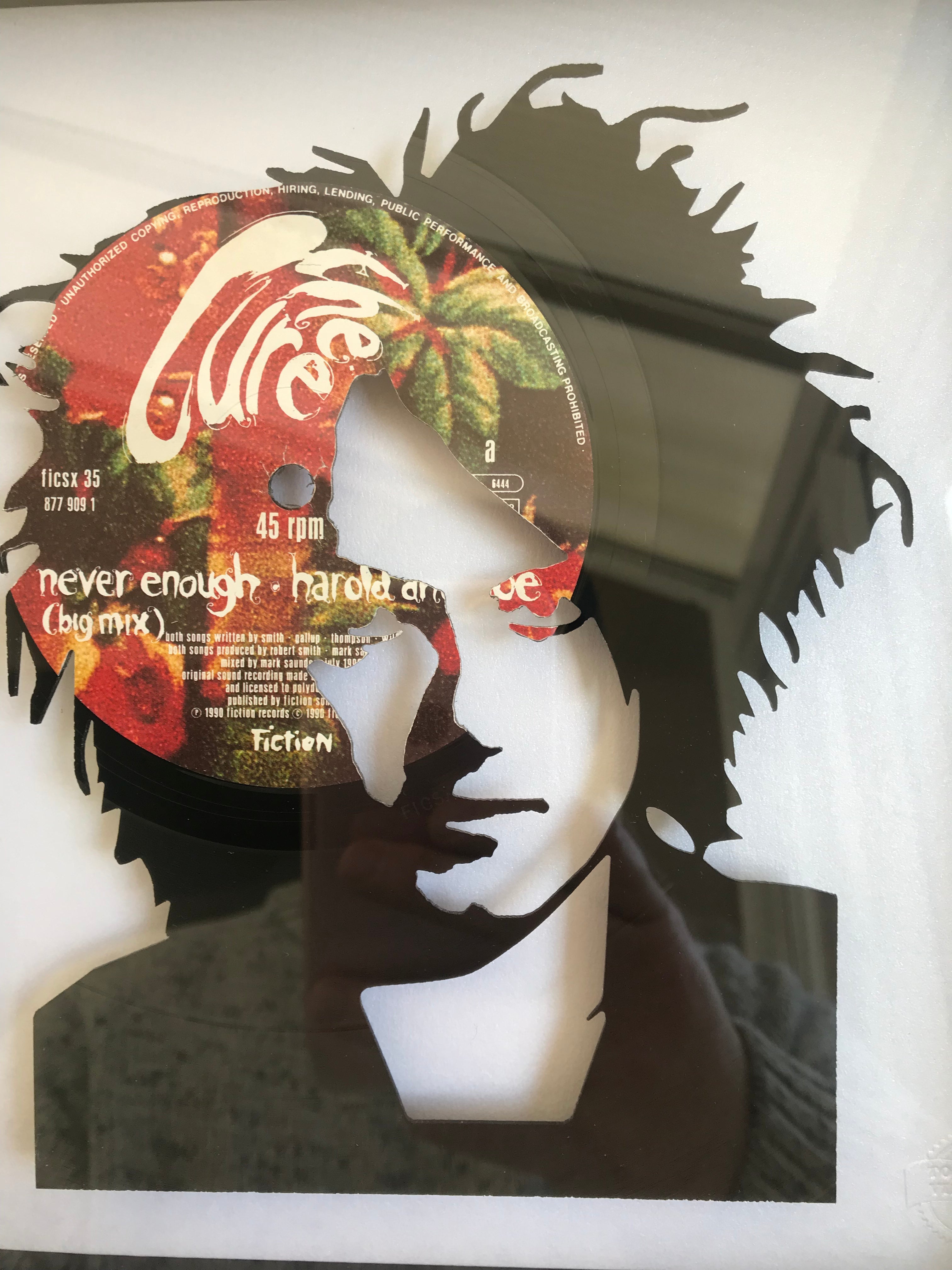 Robert Smith of The Cure - In Between Days - Vinyl Record Art 1985