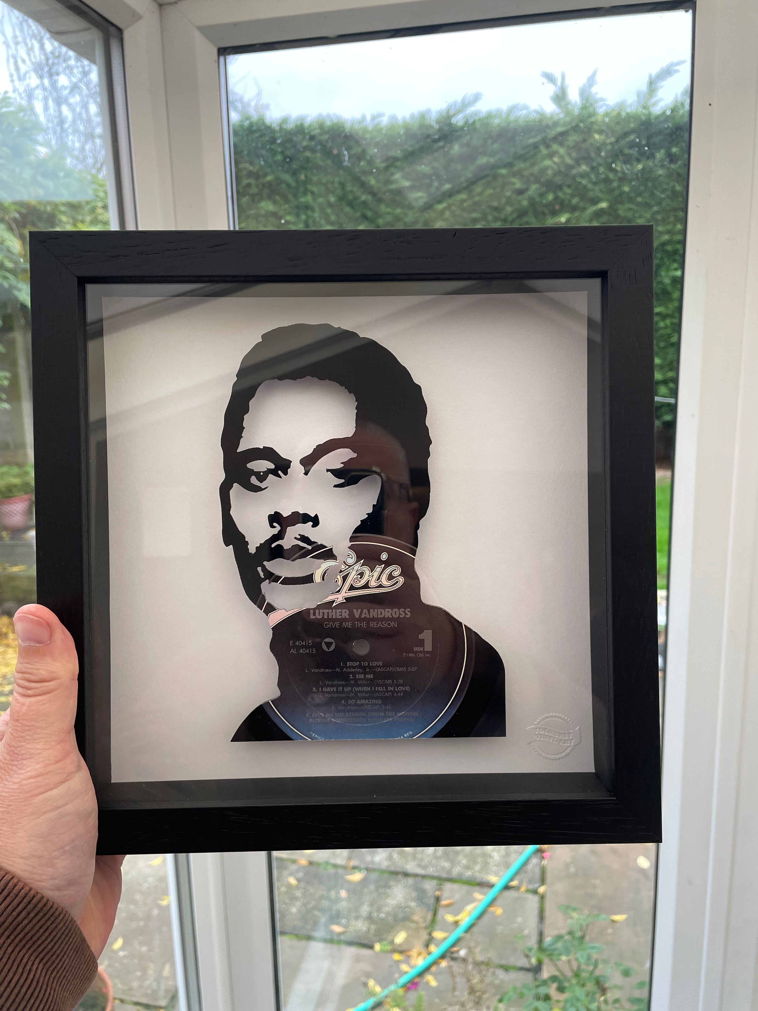 Luther Vandross - Give Me The Reason - Original Vinyl Record Art 1986