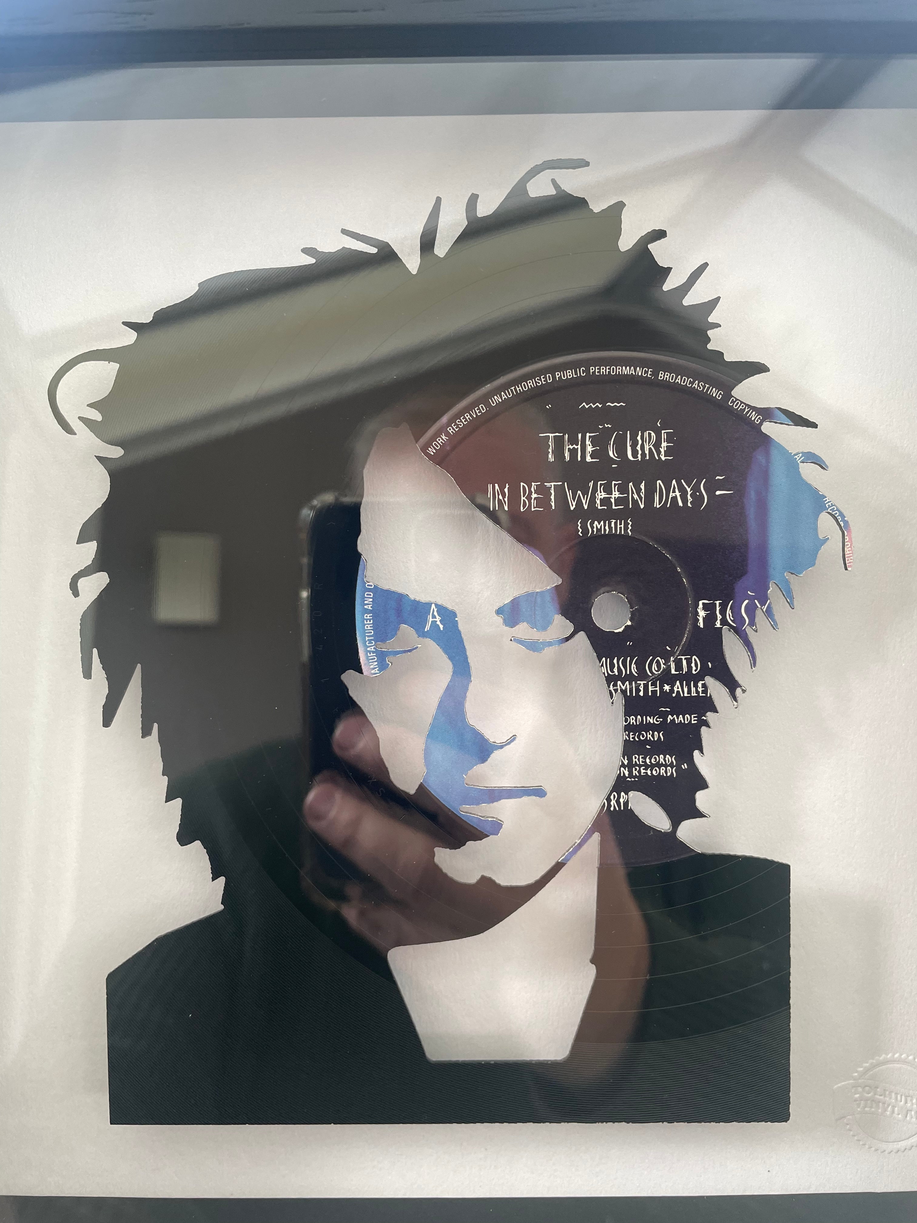 Robert Smith of The Cure - In Between Days - Vinyl Record Art 1985