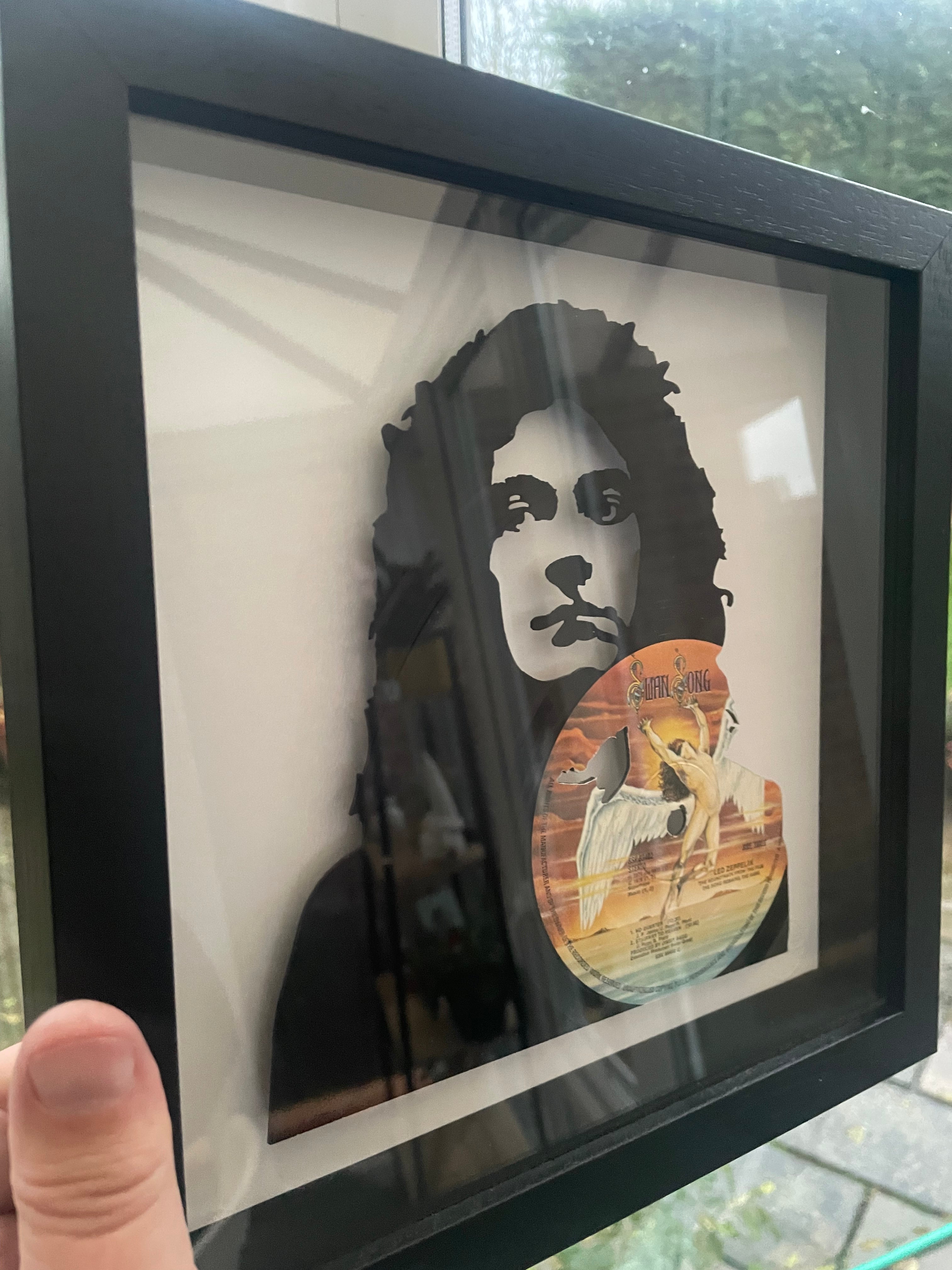 Robert Plant from Led Zeppelin - Song Remains the Same Vinyl Record Art 1978