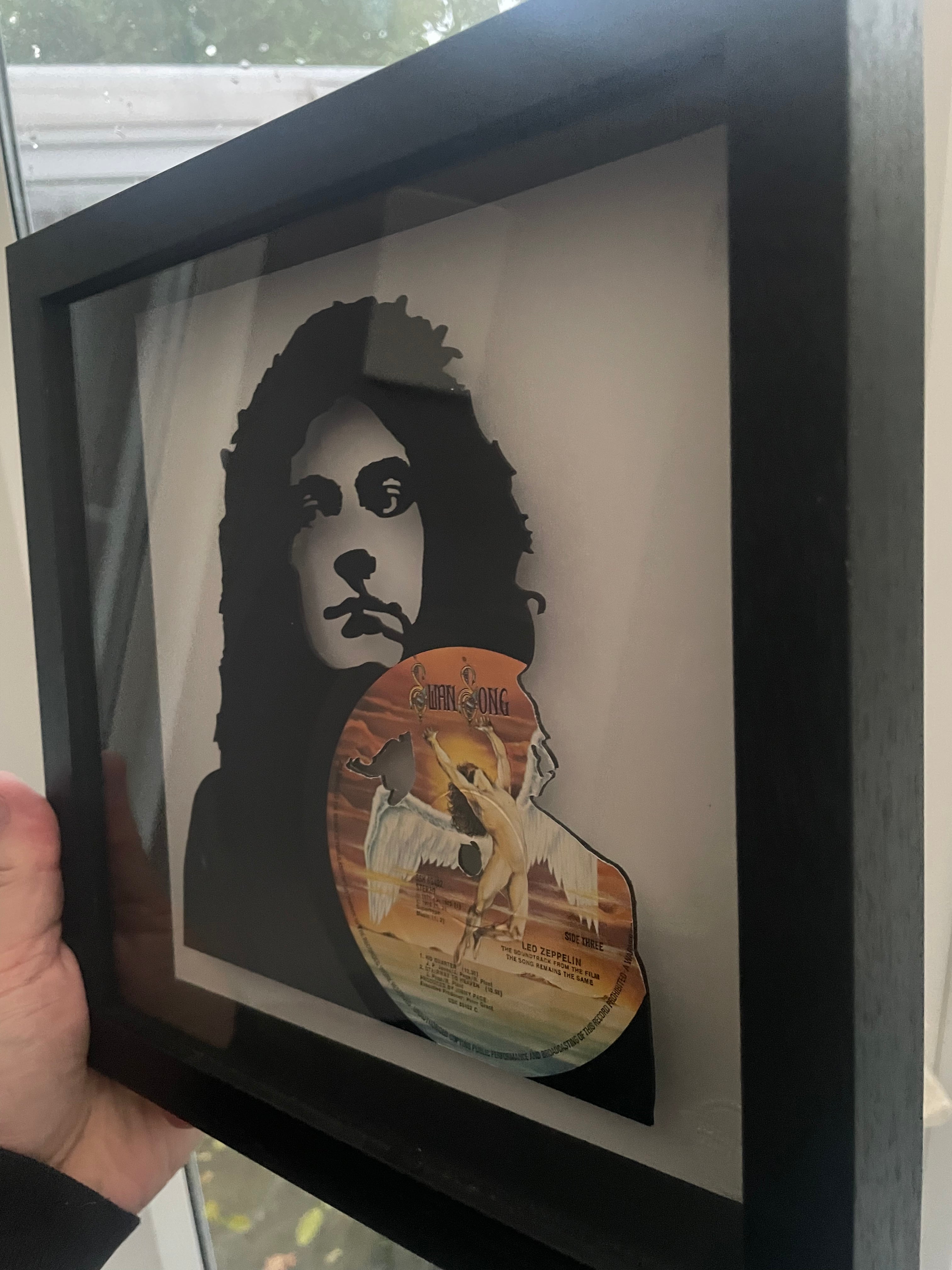Robert Plant from Led Zeppelin - Song Remains the Same Vinyl Record Art 1978