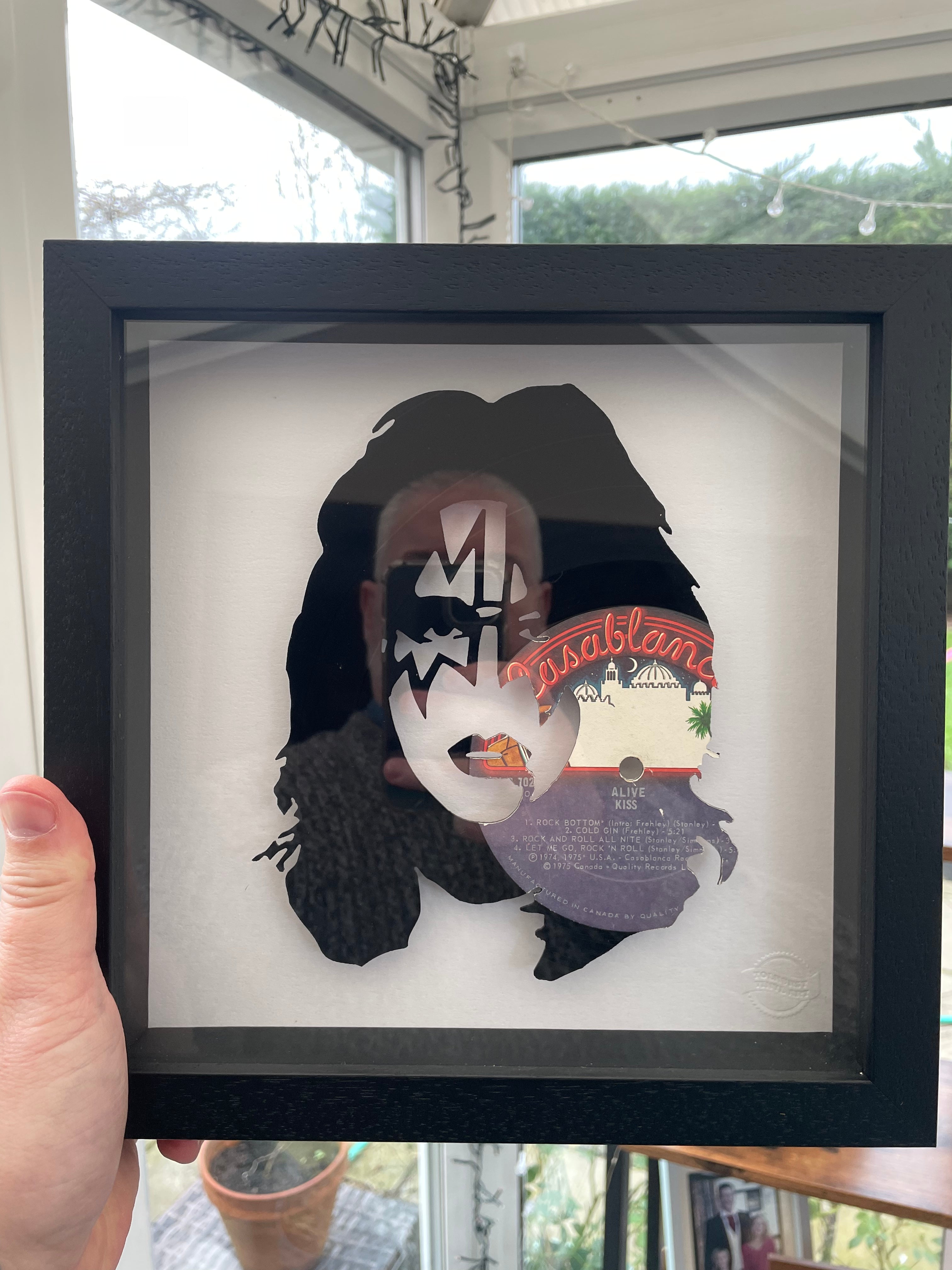 Kiss - Alive II - Ace Frehley Vinyl Record Art 1977