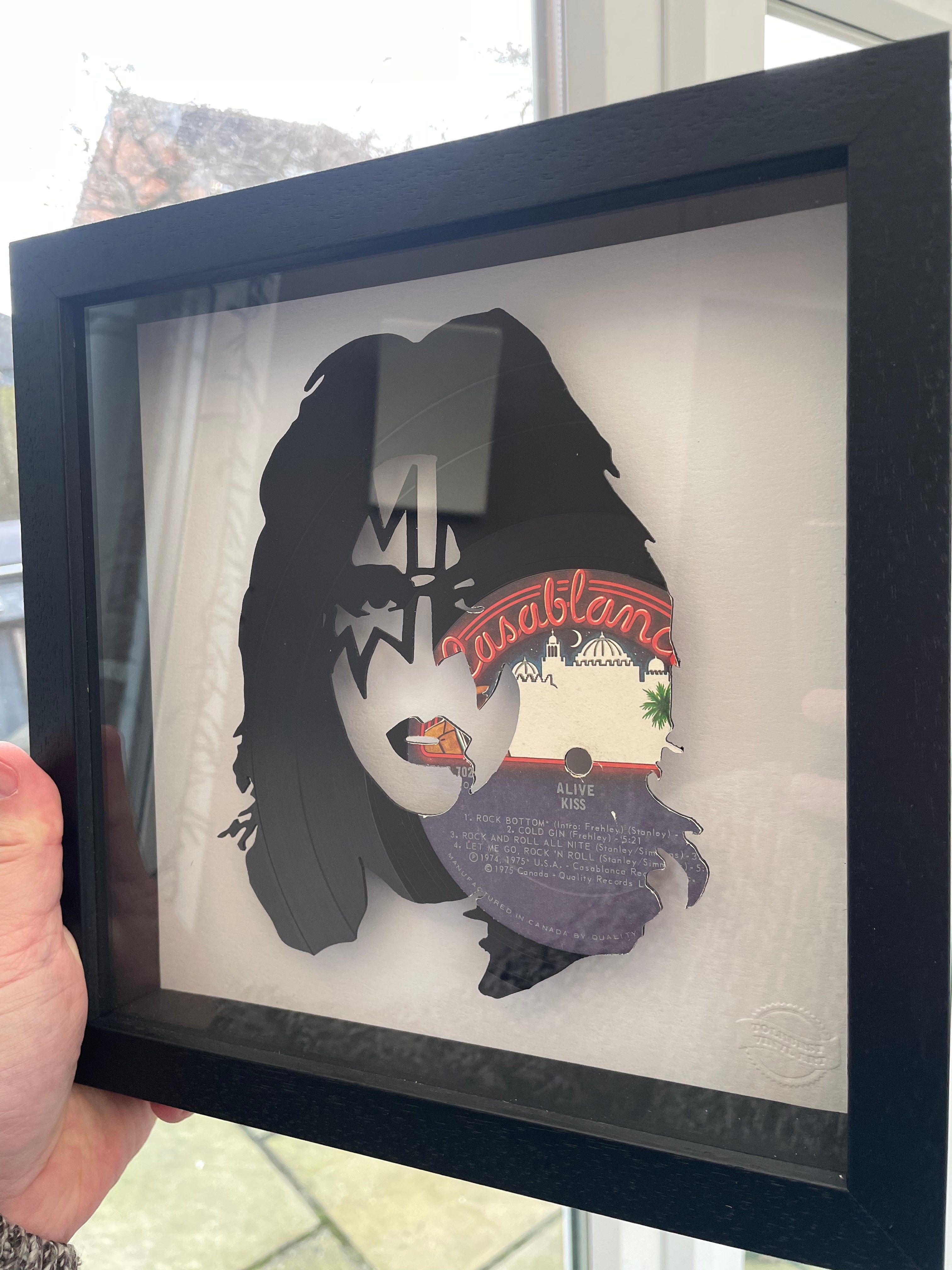 Kiss - Alive II - Ace Frehley Vinyl Record Art 1977