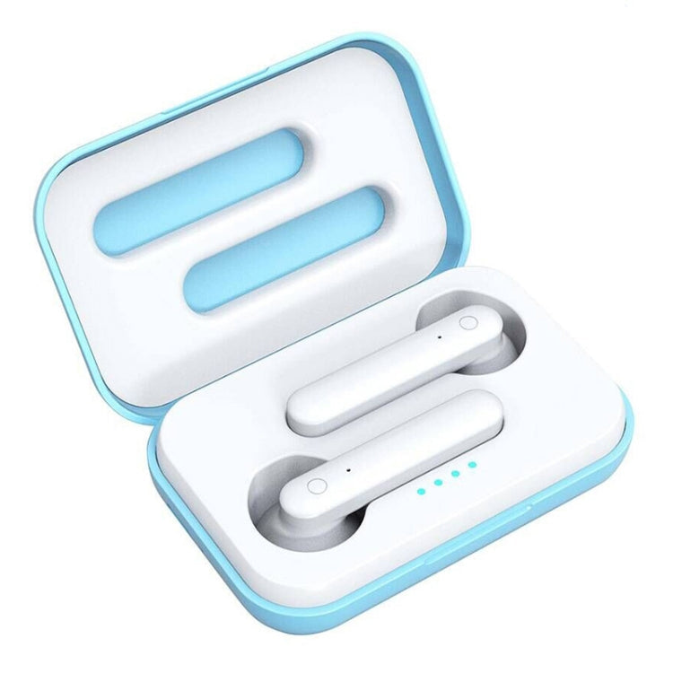 X26 TWS Bluetooth 5.0 Wireless Touch Bluetooth Earphone with Magnetic Attraction Charging Box, Support Voice Assistant & Call, Pink, Blue, White