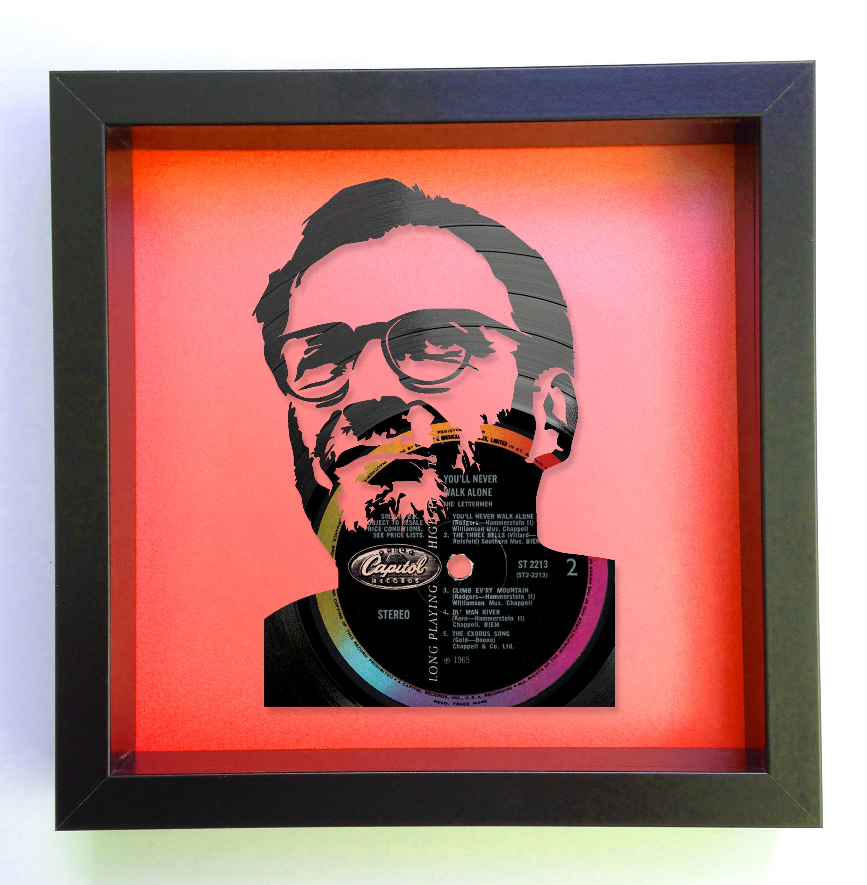 Jurgen Klopp - Liverpool - You'll Never Walk Alone Vinyl Record Art