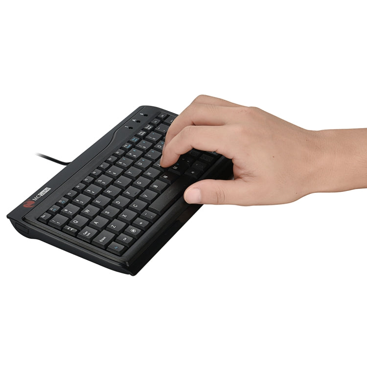 MC Saite MC-8017 Wired 78 Keys Mini Multimedia Computer Keyboard(Black)