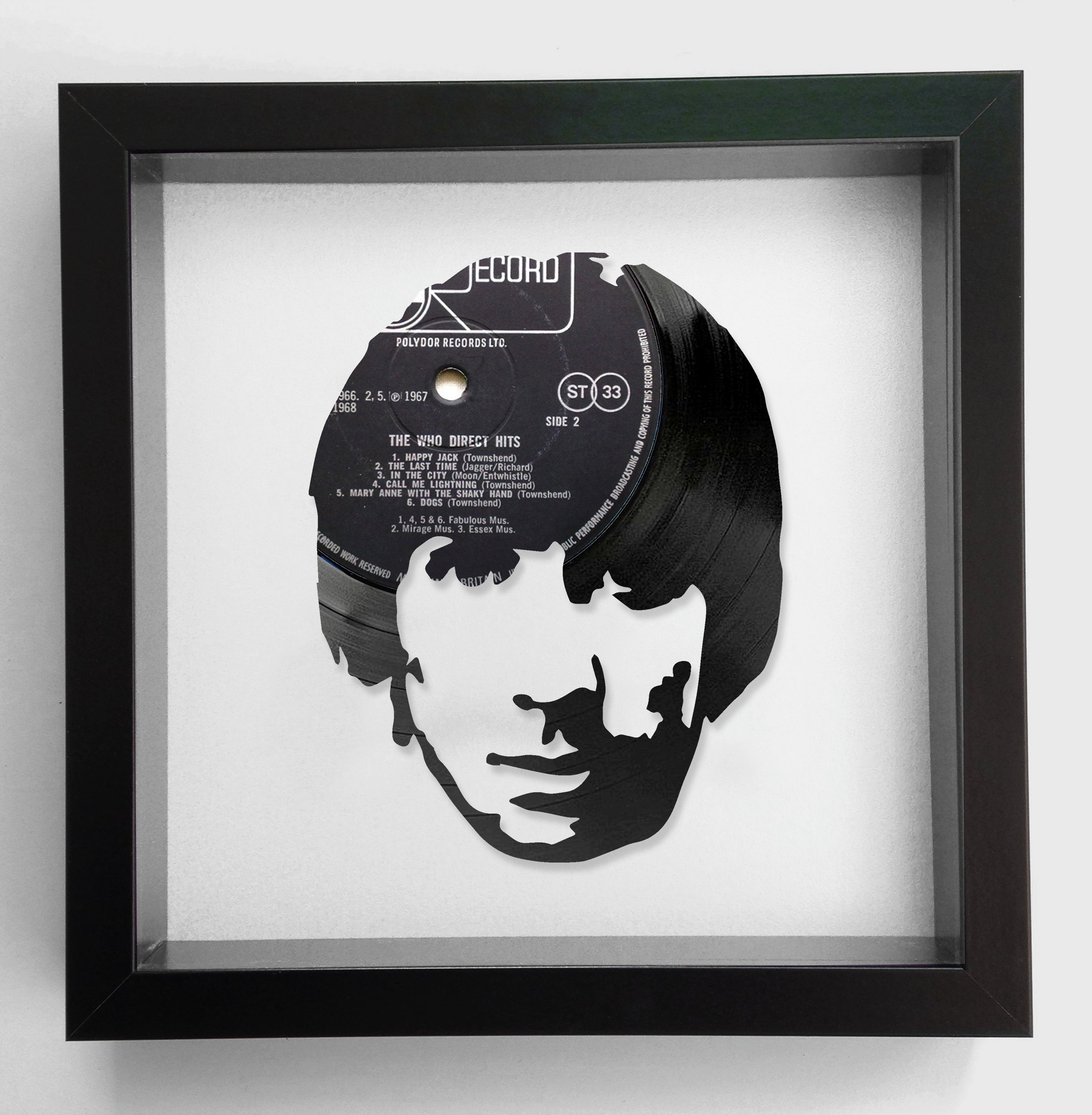 The Who Collection - Tommy Original Vinyl Record Art 1969 - Limited Edition