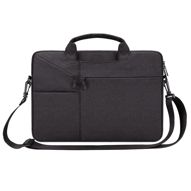 ST02S Waterproof Tear Resistance Hidden Portable Strap One-shoulder Handbag for 14.1 inch Laptops, with Suitcase Belt, ST02S 14.1 inch Pink, ST02S 14.1 inch Light Grey, ST02S 14.1 inch Navy Blue, ST02S 14.1 inch Black, ST02S 14.1 inch Dark Gray
