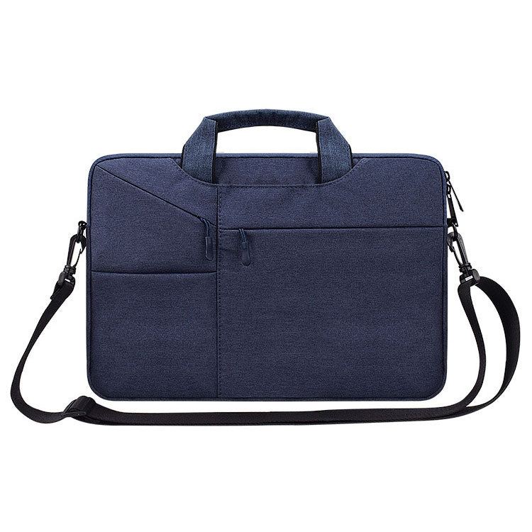 ST02S Waterproof Tear Resistance Hidden Portable Strap One-shoulder Handbag for 14.1 inch Laptops, with Suitcase Belt, ST02S 14.1 inch Pink, ST02S 14.1 inch Light Grey, ST02S 14.1 inch Navy Blue, ST02S 14.1 inch Black, ST02S 14.1 inch Dark Gray