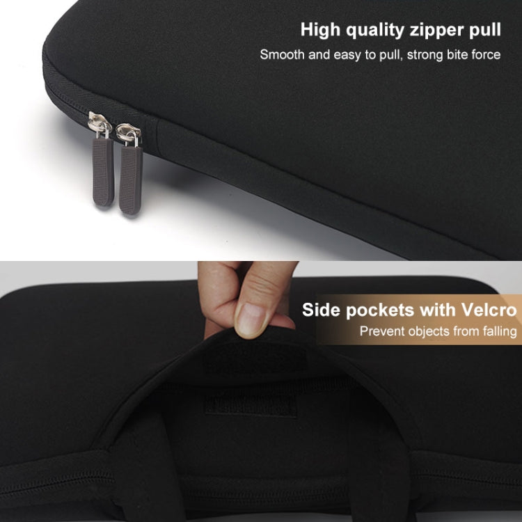 13.3 inch Portable Air Permeable Handheld Sleeve Bag for MacBook Air / Pro, Lenovo and other Laptops, Size: 34x25.5x2.5cm(Black)