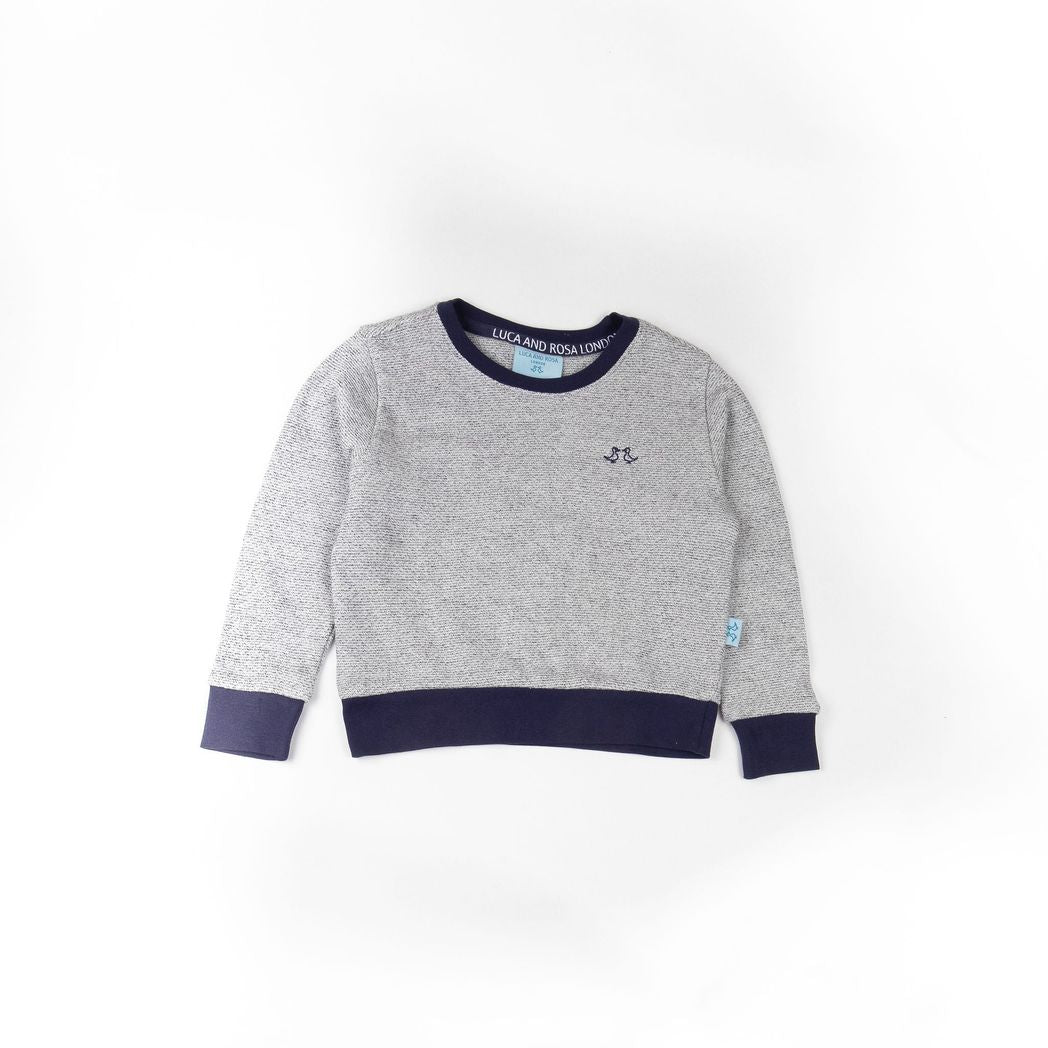 Boys Grey Jersey Lounge Set