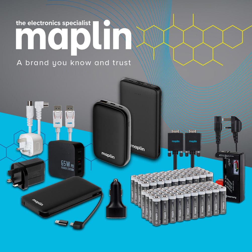 Maplin Premium Apple MFI Certified Lightning to USB-A 2.0 Coiled Cable - White, 0.5m