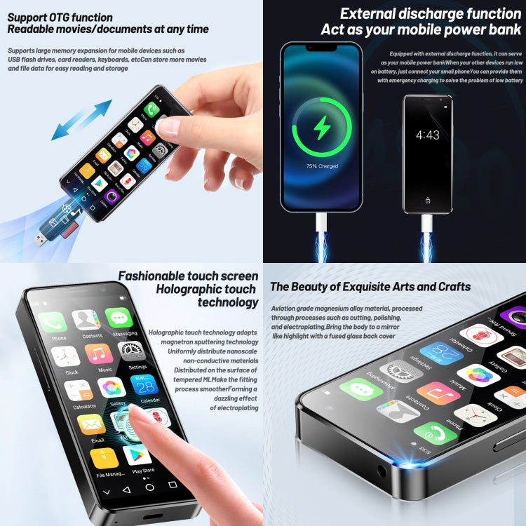 SOYES XS16 Pro, 4GB+128GB, 4.0 inch Android 9.0 MTK6762 Octa Core up to 2.0GHz, OTG, Network: 4G, Dual SIM, XS16 Pro, 4GB+128GB