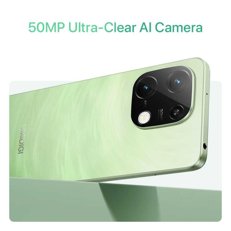 UMIDIGI G9C, 6GB+128GB, Face ID & Side Fingerprint Identification, 6.75 inch Android 14 MediaTek Helio G36 Octa Core, Network: 4G (Galaxy White)