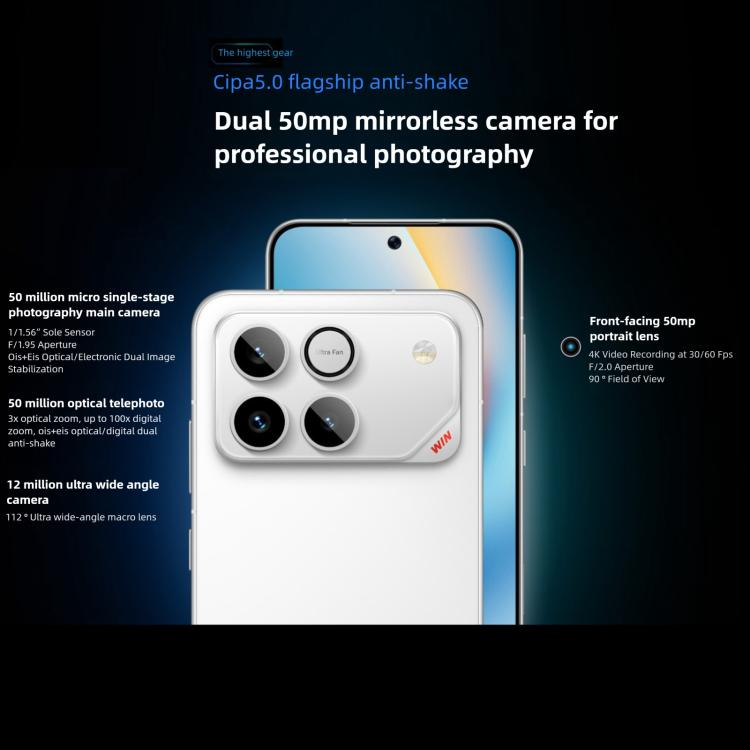 Honor WIN, 16GB+1TB, 3D Ultrasonic Fingerprint, 10000mAh Battery, 6.83 inch MagicOS 10.0 / Android 16 Snapdragon 8 Elite Gen 5 Octa Core, Network: 5G, NFC, OTG, 16GB+1TB